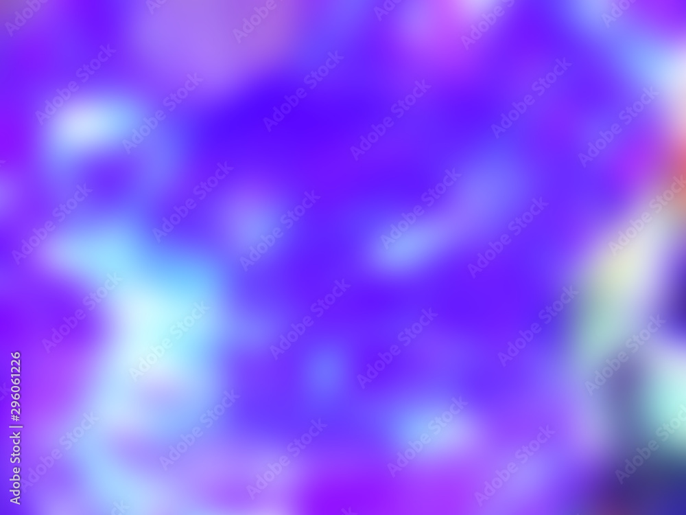 Blurred blue and purple lights for background