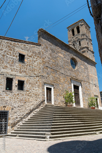 Faleria  historic village in Italy  San Giuliano church