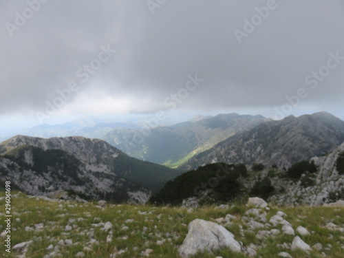 Mountain Orjen Montenegro mountain top landscape