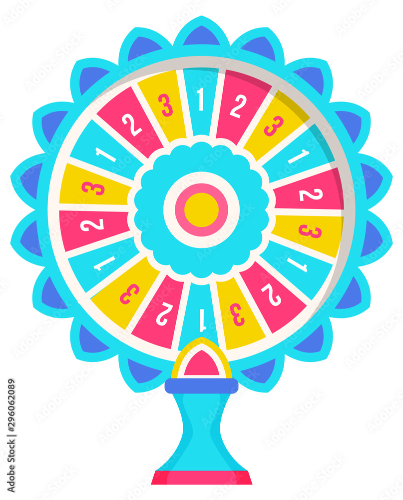 Gambling, fortune wheel and casino, roulette isolated round objects vector. Score win and earning, profit or jackpot, risk and opportunity, circle rotation Gambling, fortune wheel and casino, roulette isolated round objects vector. Score win and earning, profit or jackpot, risk and opportunity, circle rotation