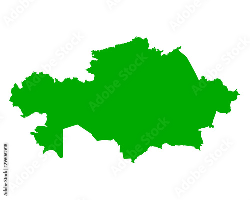 Karte von Kasachstan