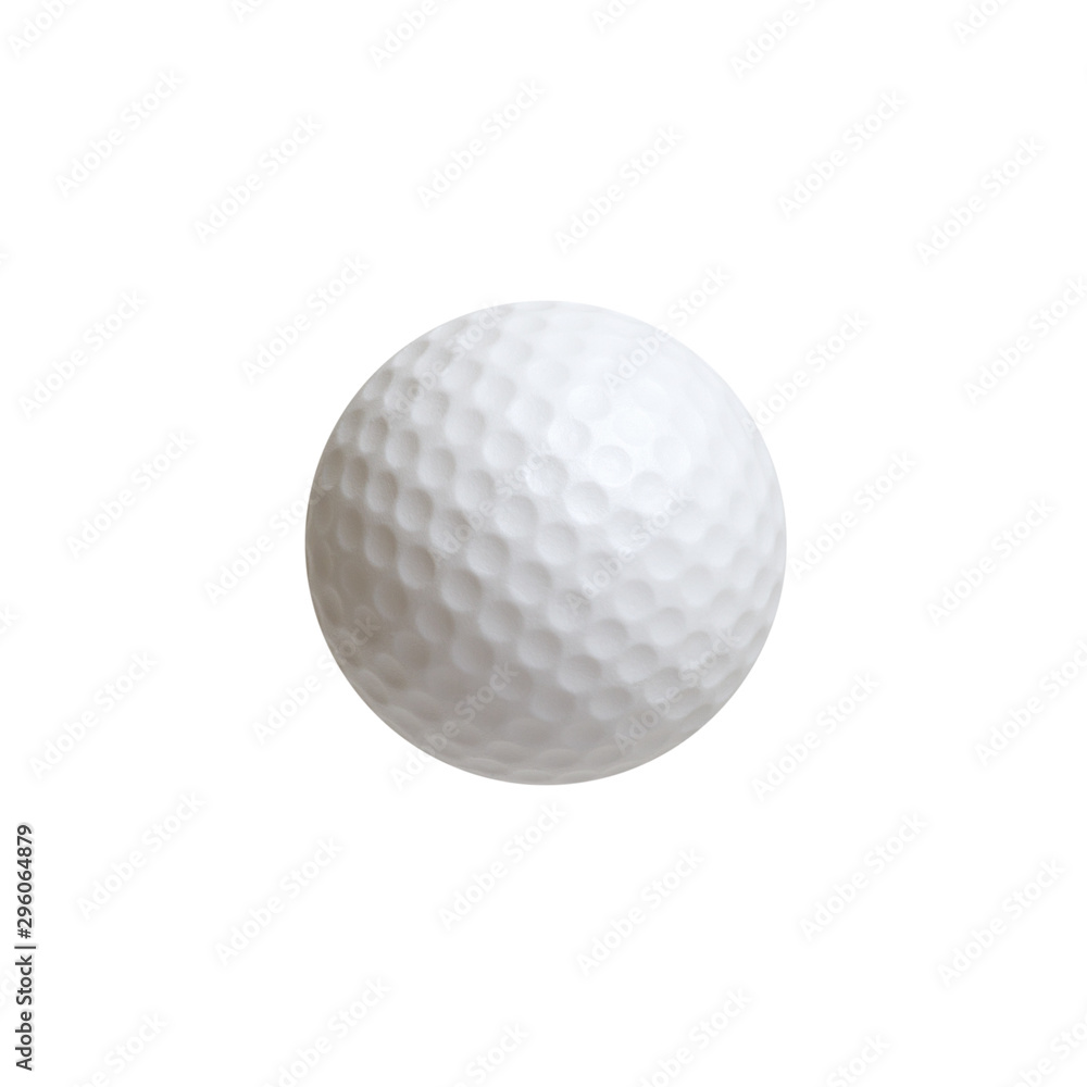 Golf ball isolated on white Golf ball isolated on white