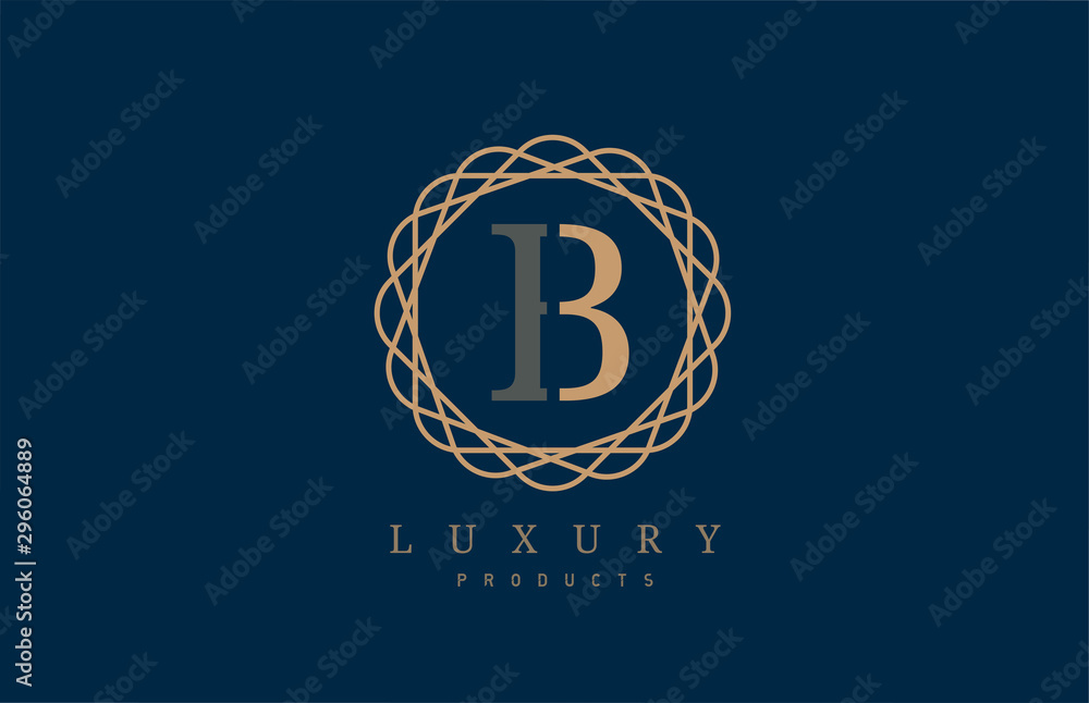 luxury letter B logo alphabet for company logo icon design luxury letter B logo alphabet for company logo icon design