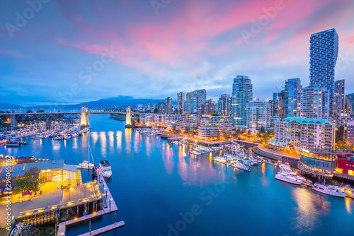 Beautiful view of downtown Vancouver skyline, British Columbia, Canada © f11photo