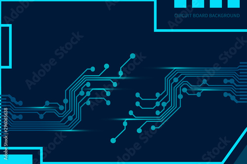 Abstract futuristic digital technology background. Circuit board design background. Vector illustration eps 10.