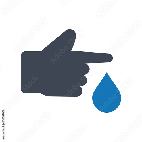 Blood test icon
