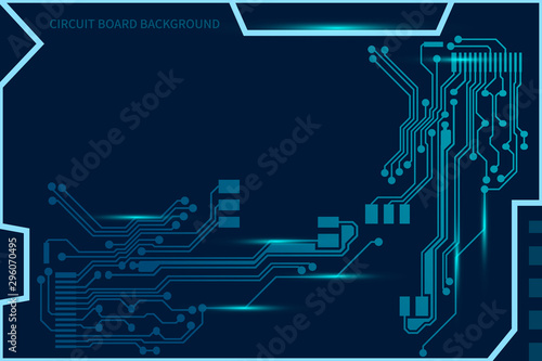 Abstract futuristic digital technology background. Circuit board design background. Vector illustration eps 10.