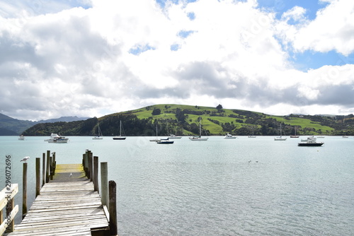 Akaroa in South Island, New Zealand