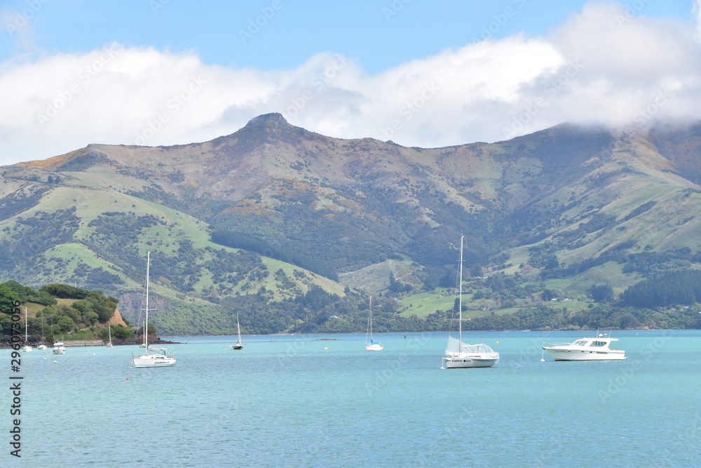 Akaroa in South Island, New Zealand Akaroa in South Island, New Zealand