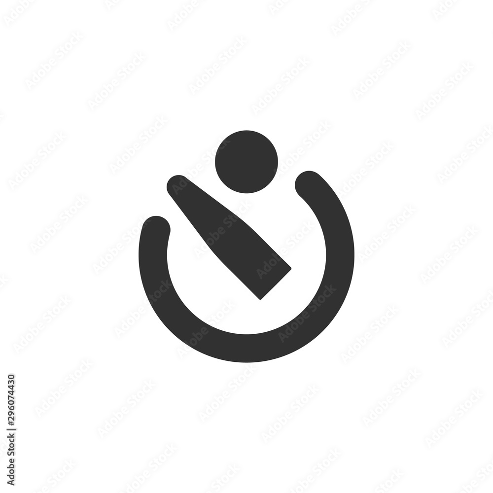 Camera timer icon. Timer button for your design. Stock vector illustration isolated on white background. Camera timer icon. Timer button for your design. Stock vector illustration isolated on white background.