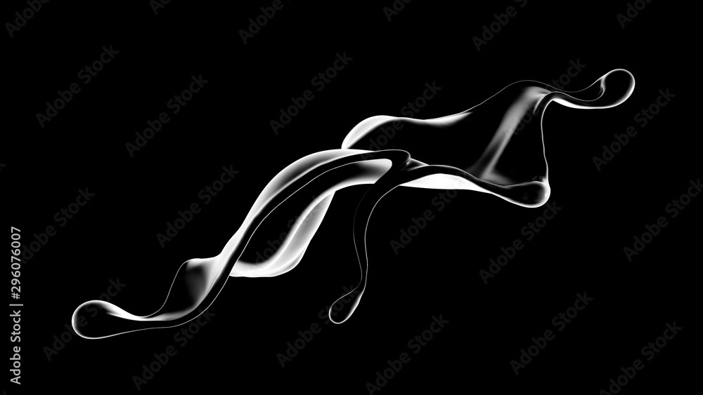 Splash fluid. 3d illustration, 3d rendering. Splash fluid. 3d illustration, 3d rendering.