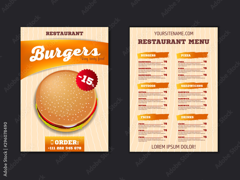fast food restaurant design layout
