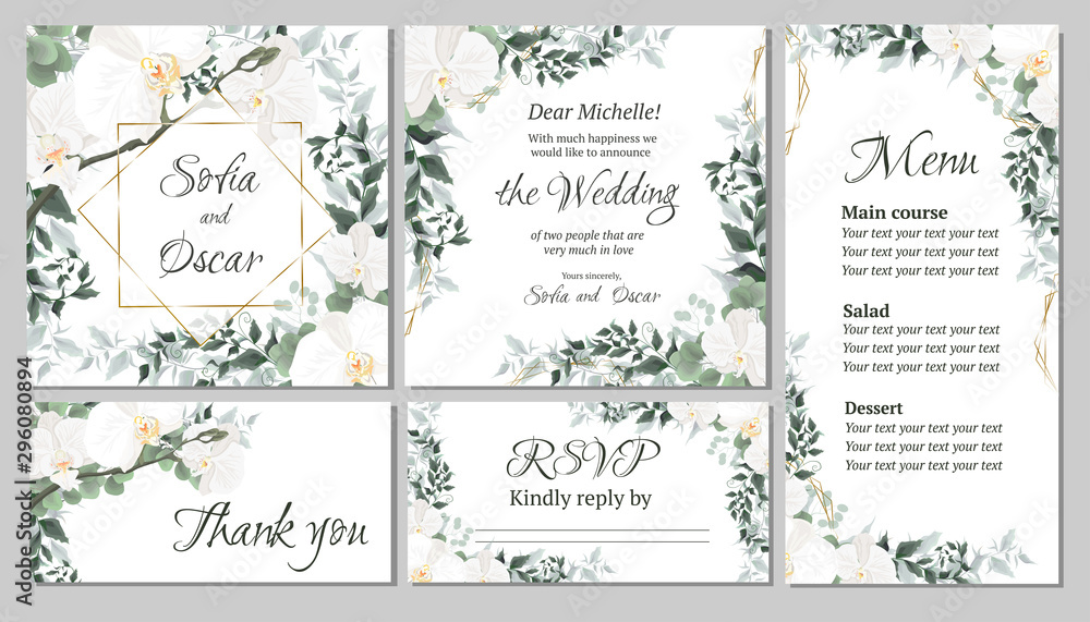set of invitation cards for wedding set of invitation cards for wedding