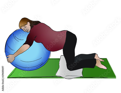 LeaningBallBirthPose