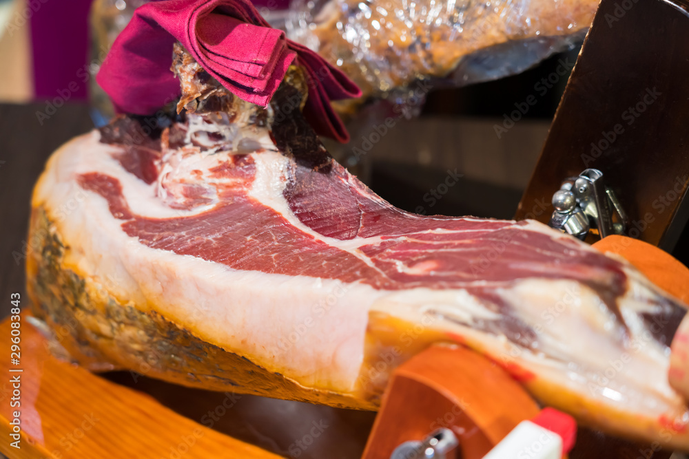 生ハム原木 Stock Photo Adobe Stock