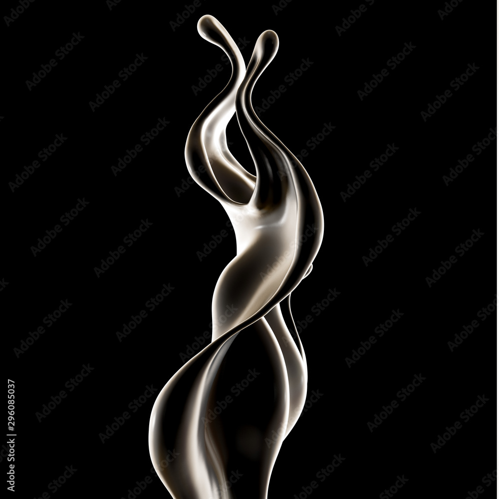 Splash fluid. 3d illustration, 3d rendering. Splash fluid. 3d illustration, 3d rendering.