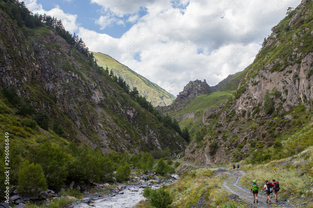 Obraz premium Wanderung in Georgien