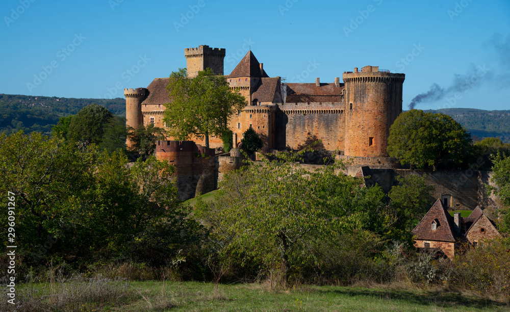 Chateau Castelnau-Bretenoux im Vallée de la Dordogne