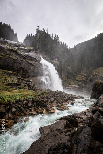 Krimml - Powerful waterfall in Austria