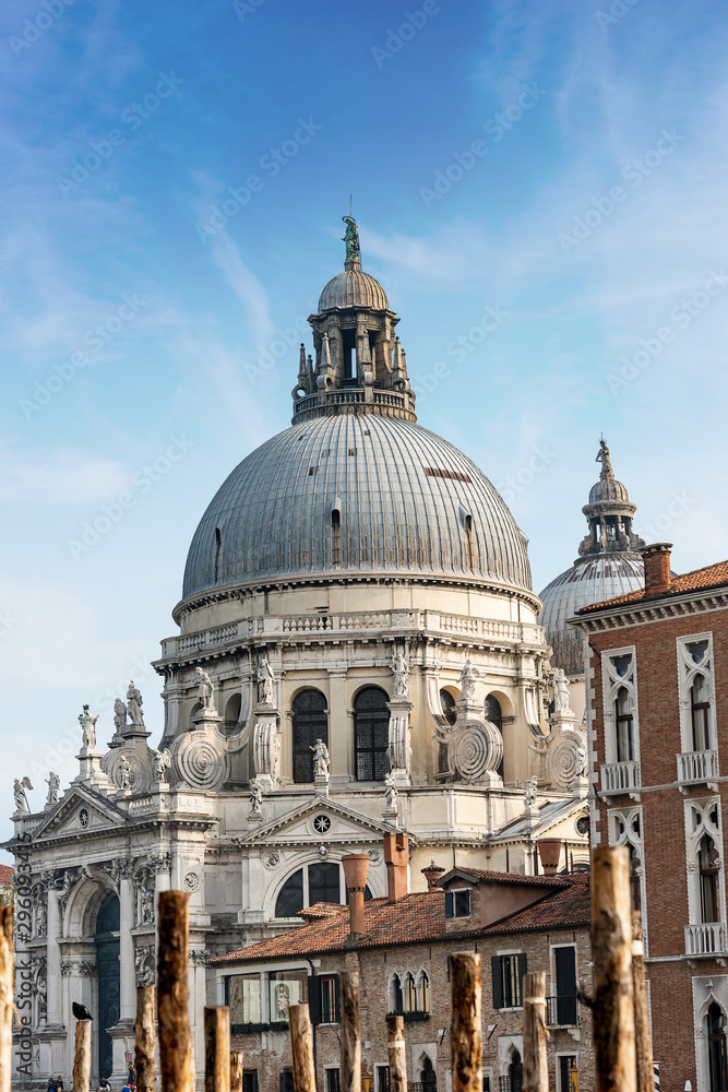 Venice, Basilica of Santa Maria della Salute (Saint Mary of Health, 1631-1687), UNESCO world heritage site, Veneto, Italy, Europe