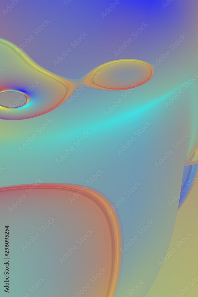 Glossy flowing bubbles, lights and shades fantastic background with realistic 3d render illustration. Glossy flowing bubbles, lights and shades fantastic background with realistic 3d render illustration.