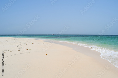Beach of caribbean island cayo levantado © Laila