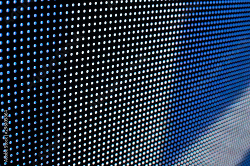LED video wall with high saturated pattern