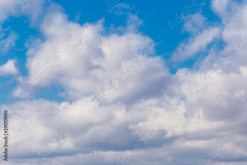 Blue sky with beautiful clouds