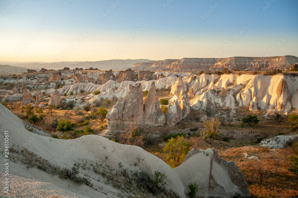 Landscape at Göreme at UNESCO world heritage site, Cappadocia, Turkey