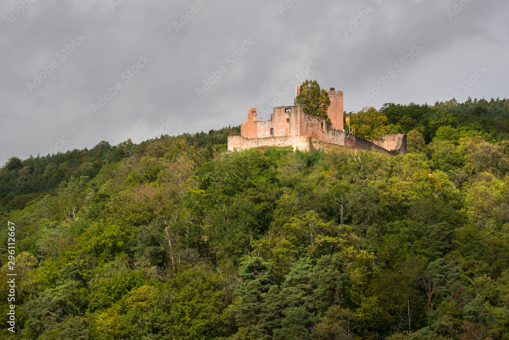 Burg Ruine Landeck im Pfälzer Wald