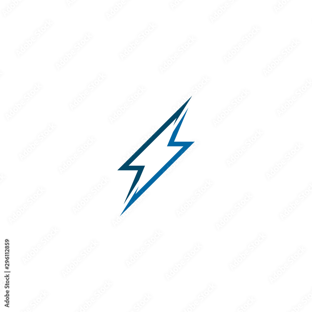 Lightning bolt flash logo design vector template Lightning bolt flash logo design vector template