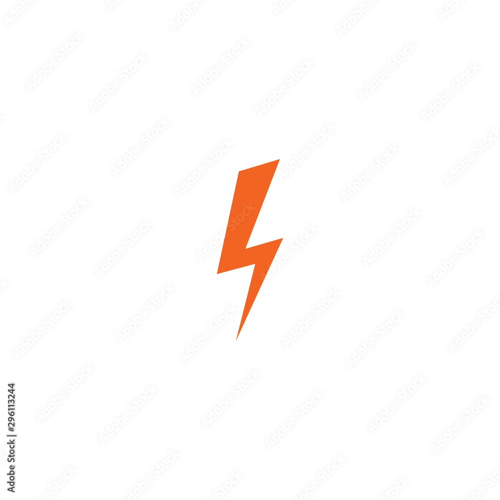 Lightning bolt flash logo design vector template Lightning bolt flash logo design vector template