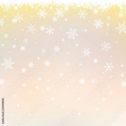 雪の降る背景