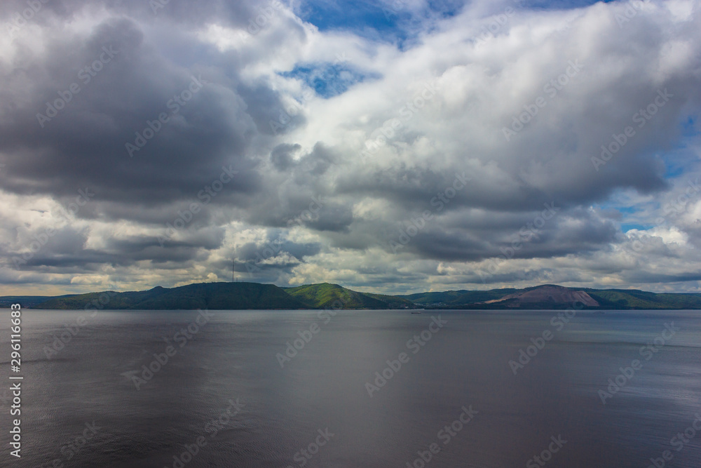 Obraz premium Volga river in Togliatti