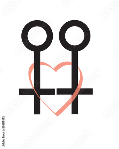 LGBT Love Symbol