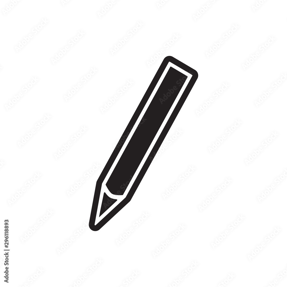 pencil icon vector trendy style pencil icon vector trendy style