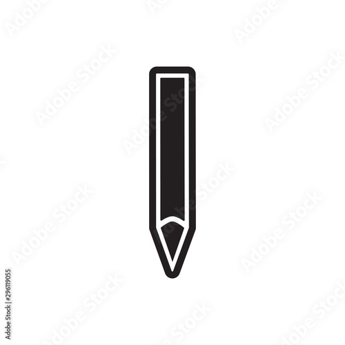 pencil icon vector trendy style