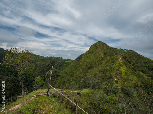 A Highlight hill among hiking trail at Doi Buntha mountain from Tak province, Thailand