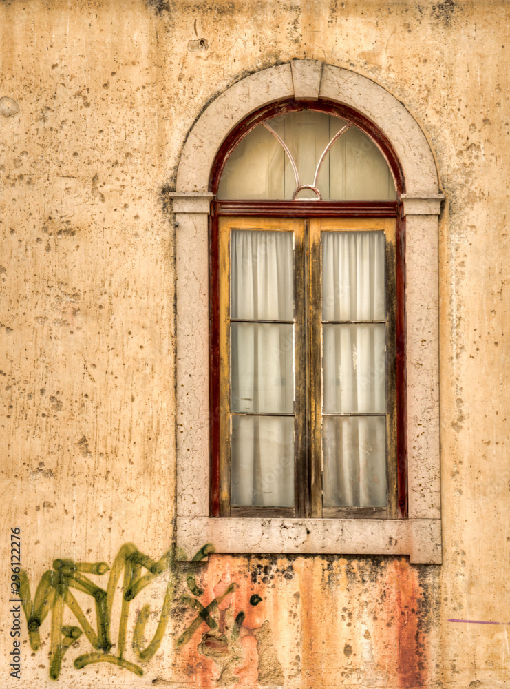 Vieille fenêtre à Figueira da Foz, Portugal