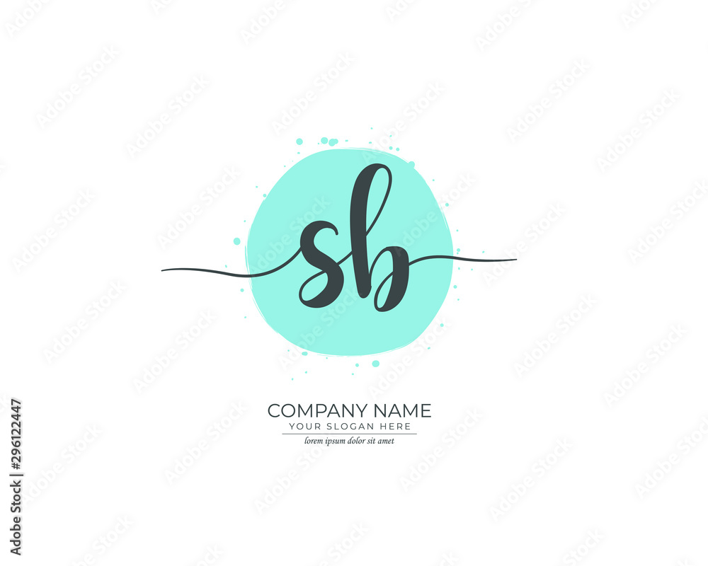 S B SB Initial handwriting logo design. Beautyful design handwritten logo for fashion, team, wedding, luxury logo. S B SB Initial handwriting logo design. Beautyful design handwritten logo for fashion, team, wedding, luxury logo.
