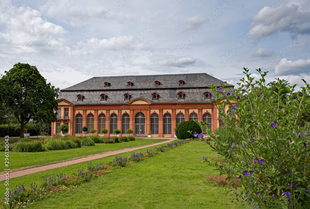 Sommer in der Orangerie in Darmstadt, Hessen, Deutschland