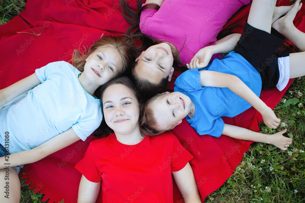 Group of teenagers.