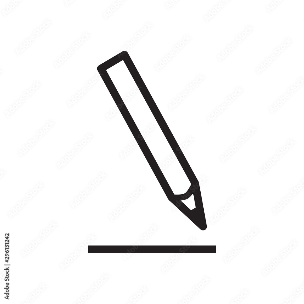 pencil icon vector trendy style pencil icon vector trendy style