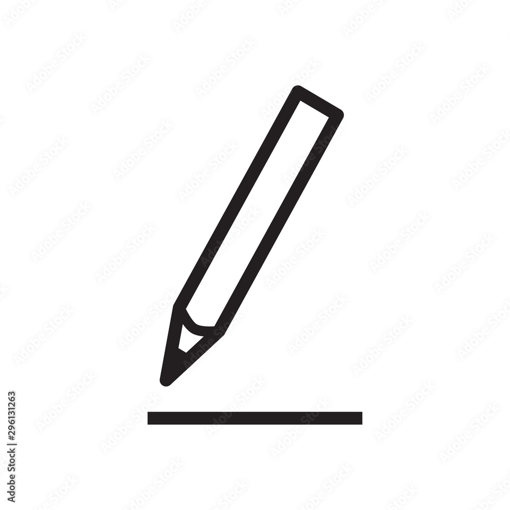 pencil icon vector trendy style pencil icon vector trendy style