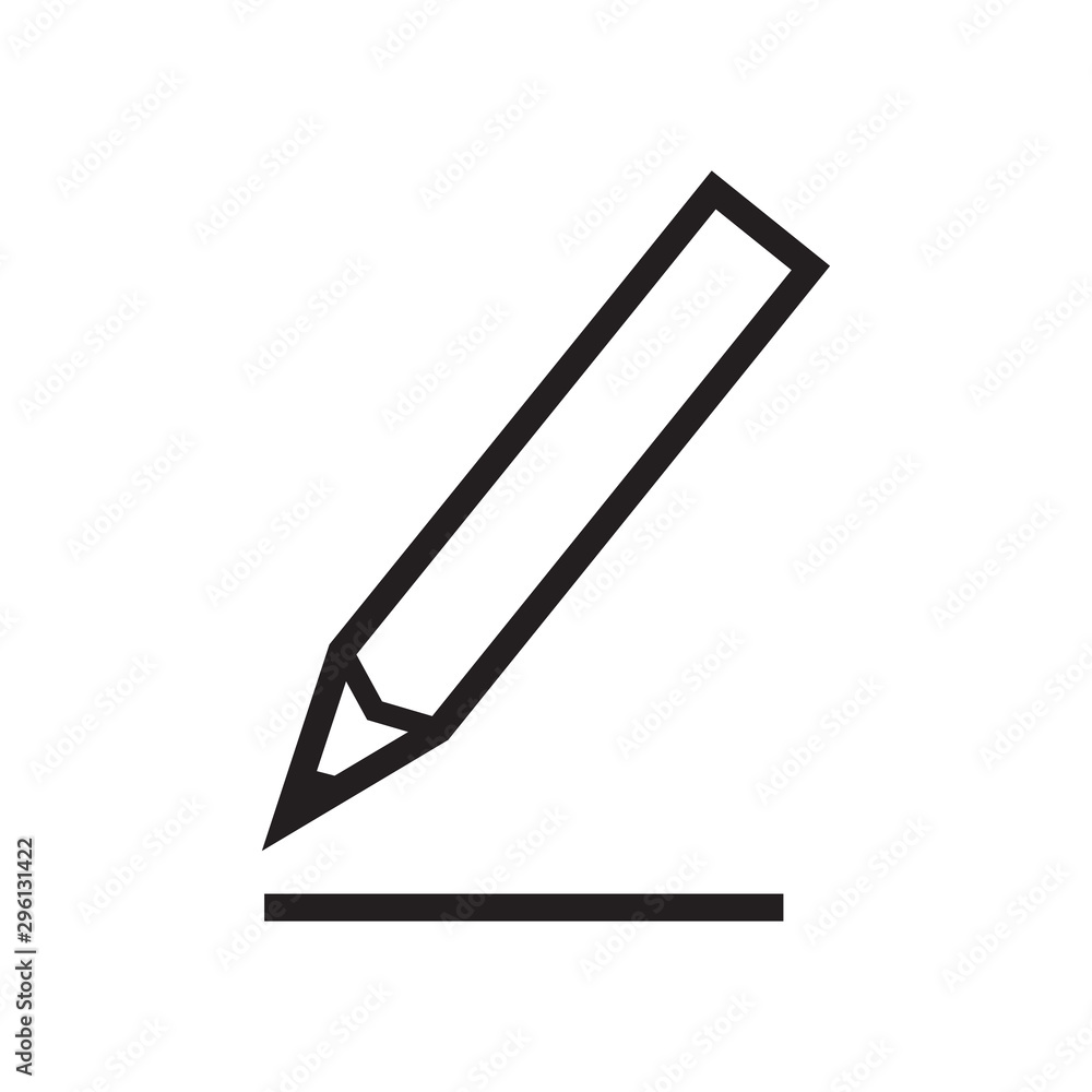pencil icon vector trendy style pencil icon vector trendy style