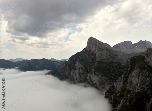 HIGH MOUNTAIN SEA OF CLOUDS EUROPE FROM SPAIN