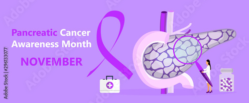Pancreatic Cancer Awareness Month is organized on November in USA.