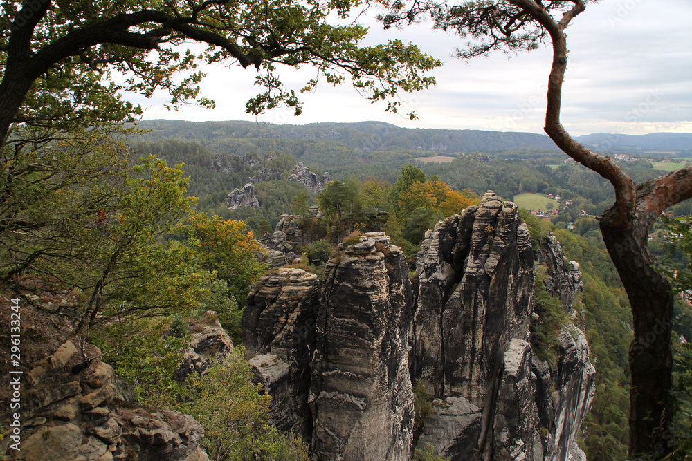 Obraz premium Blick von der Bastei