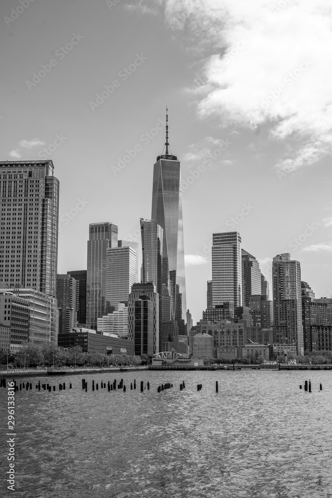 Obraz premium New York city, Amazing New York architecture image, Manhattan architecture photography, big apple city image