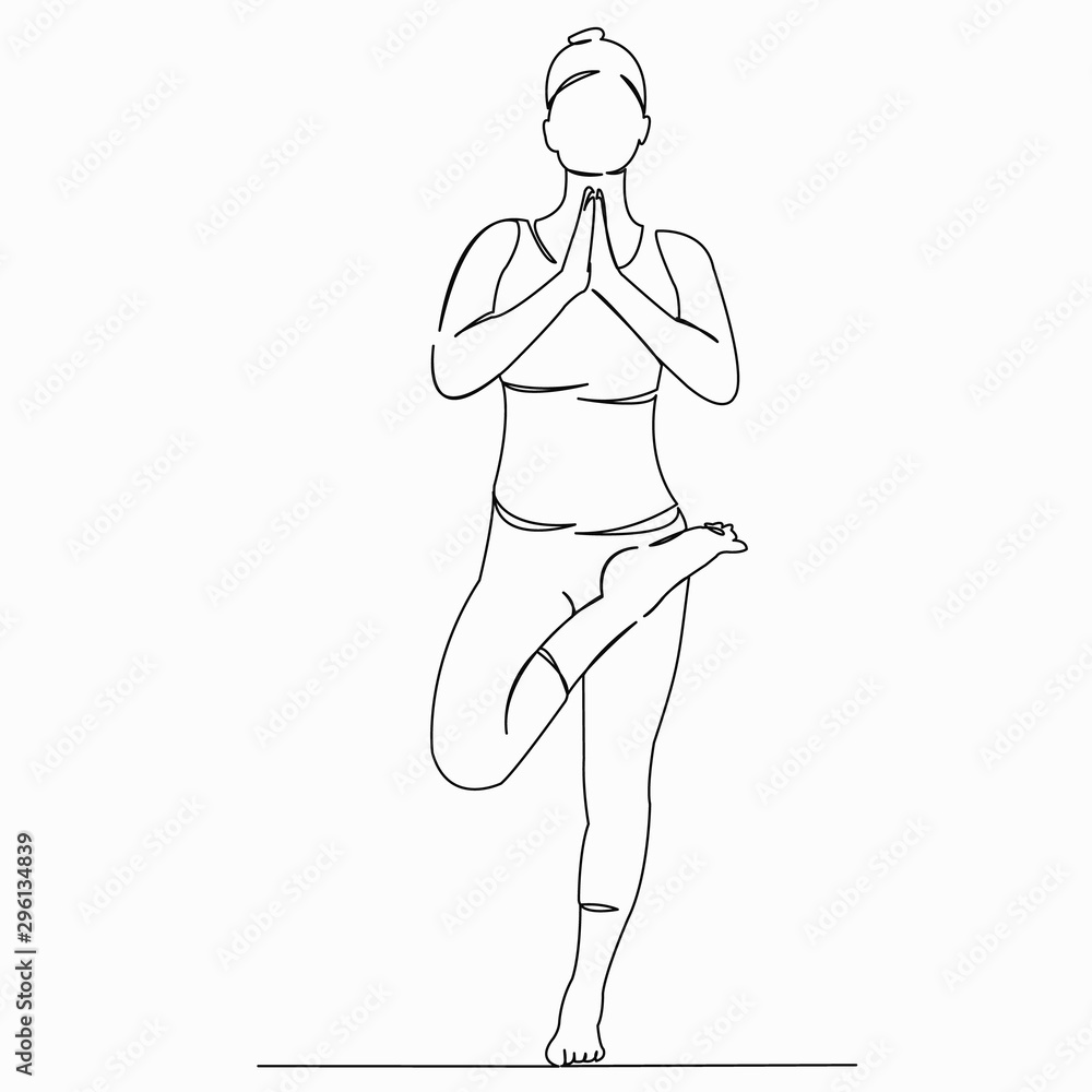 yoga tree pose yoga tree pose